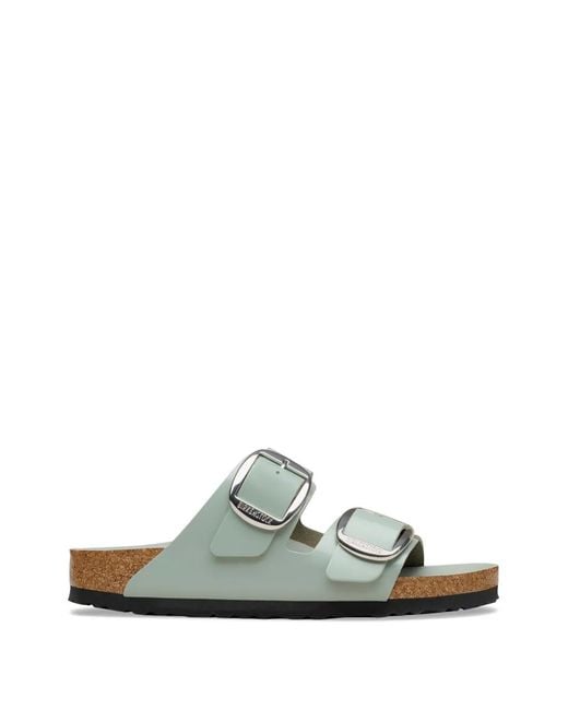 Birkenstock Green Sandales Arizona En Cuir