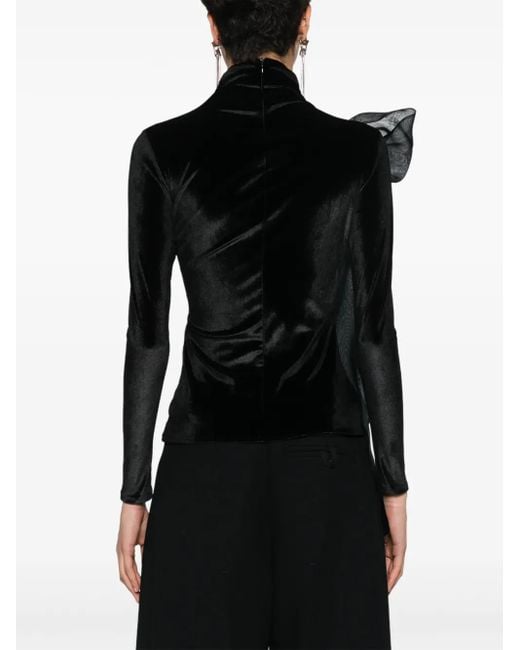 Body con detalle de lazo Atu Body Couture de color Black