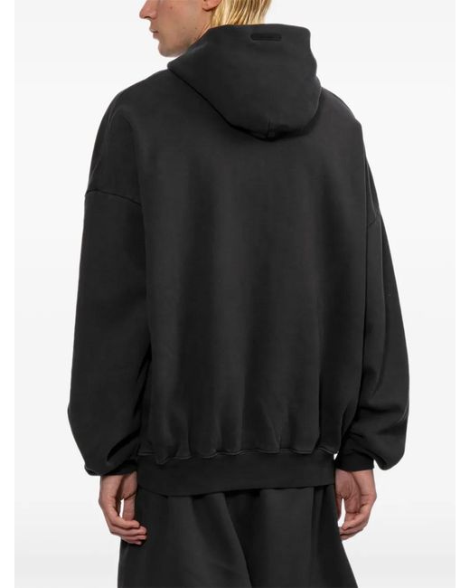 Essentials Black Campus 90S Hoodie for men