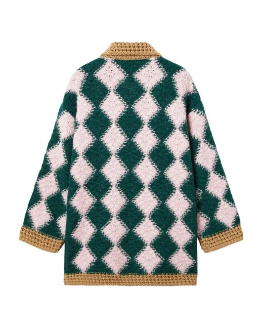 LaDoubleJ Blue Cardigan Wool Blend