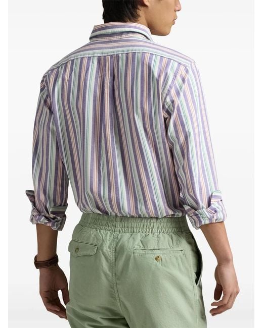 Polo Ralph Lauren White Cotton Shirt for men