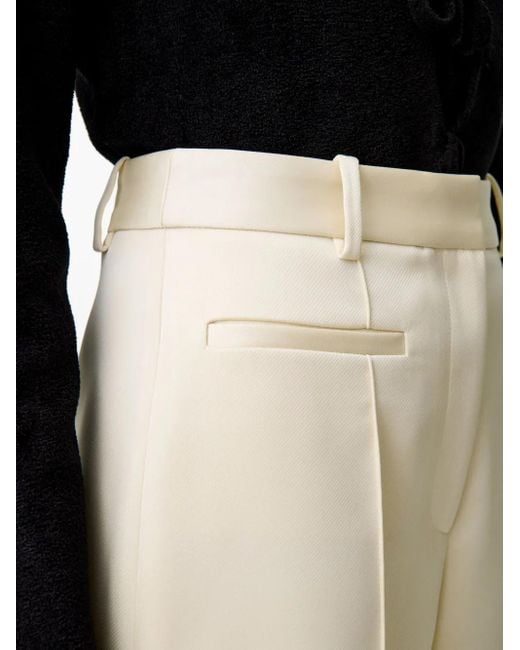 Pantalones anchos con pinzas Claudie Pierlot de color White