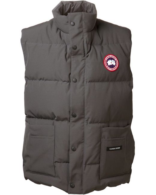 Canada goose 'freestyle' Gilet in Grey for Men | Lyst