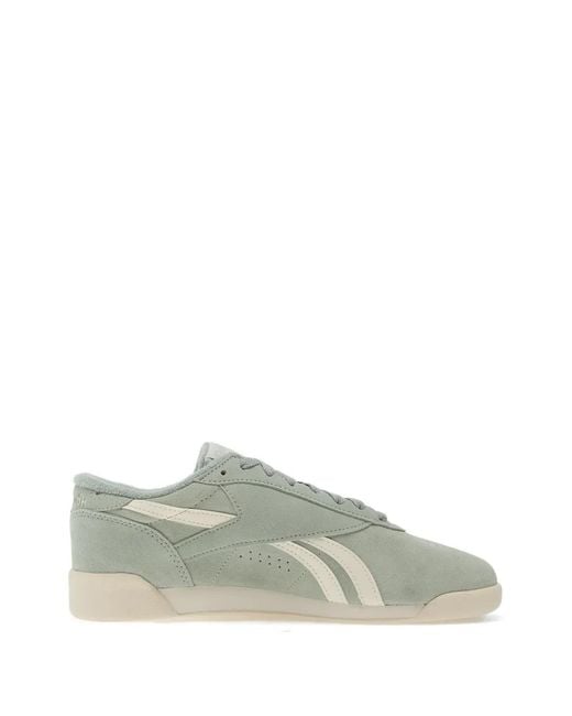 Reebok Green Baskets F/S Lo En Daim