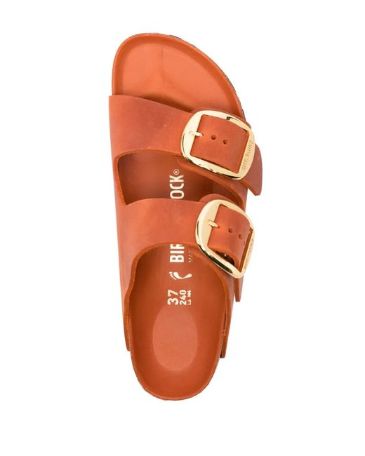Birkenstock Orange Arizona Big Buckle Sandals