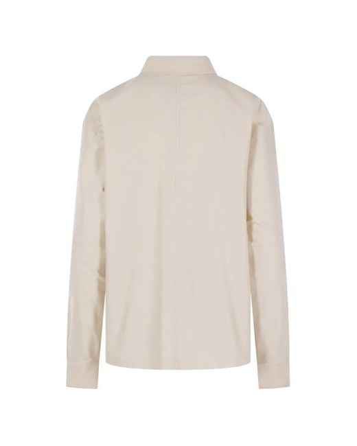 Dusan White Buttoned Pocket Coat