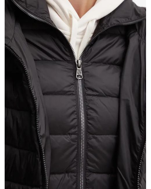 Colmar Black Hooded Zip Coat