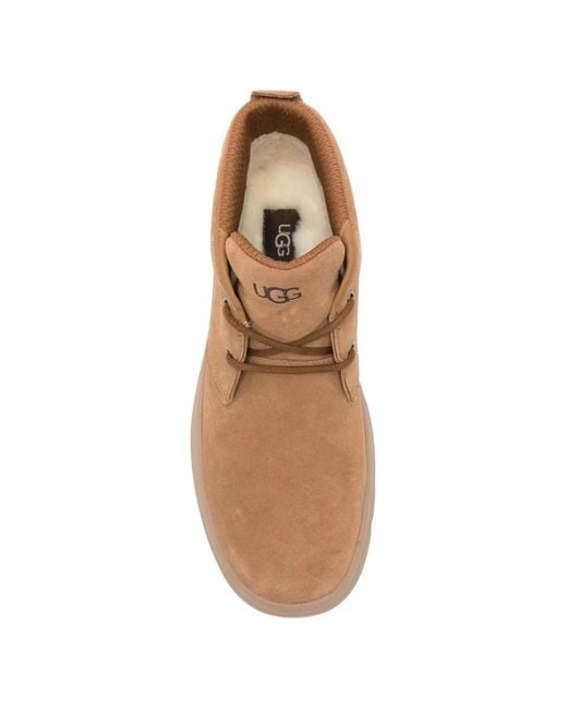 Ugg Brown Lace-Up Suede Boots for men