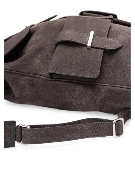 Orciani Brown Nabucco Leather Backpack for men