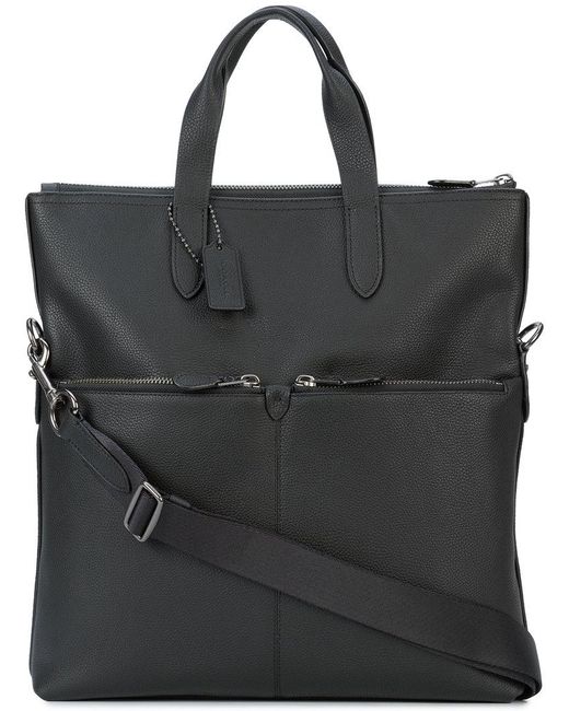 COACH Metropolitan Utility Tote in Black for Men | Lyst