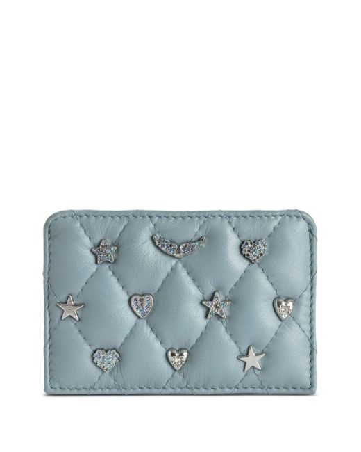 Zadig & Voltaire Blue Pass Lucky Charms Wallet