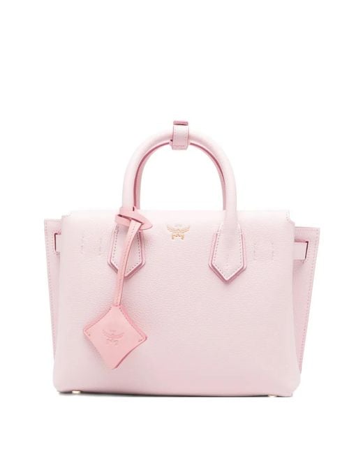 MCM Pink Milla Tote Bag