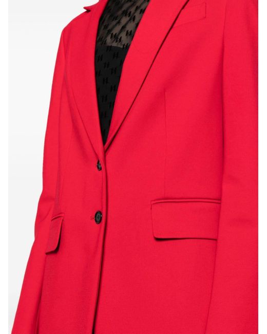 Karl Lagerfeld テーラード シングルジャケット Red