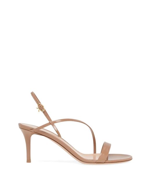 Gianvito Rossi White Manhattan Leather Sandals