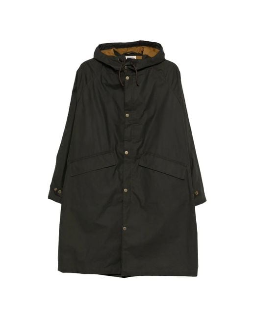 L'IMPERMEABILE Black Parka Boston for men