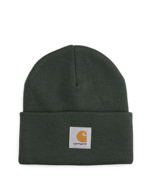 Carhartt Green Stratus Beanie Mit Logo-Patch