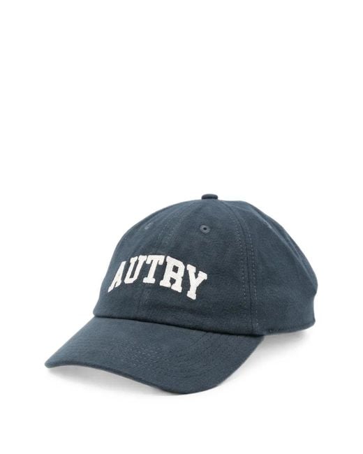 Autry Blue Logo-Embroidered Baseball Cap