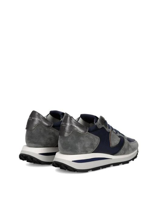 Philippe Model Blue Low-Top Sneakers