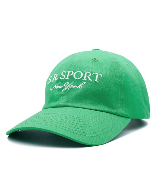 Casquette Wimbledon en coton Sporty & Rich en coloris Green