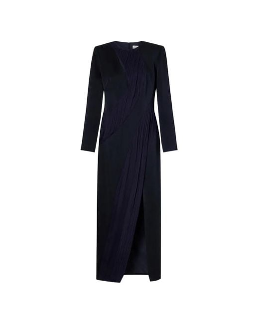Violante Nessi Blue Fontana Panelled Maxi Dress