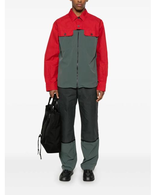 GR10K Red Field Overshirt for men