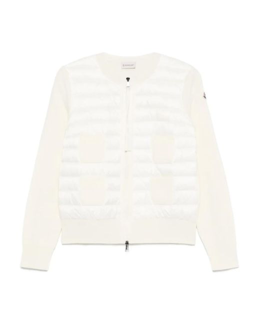 Plumífero con cremallera Moncler de color White