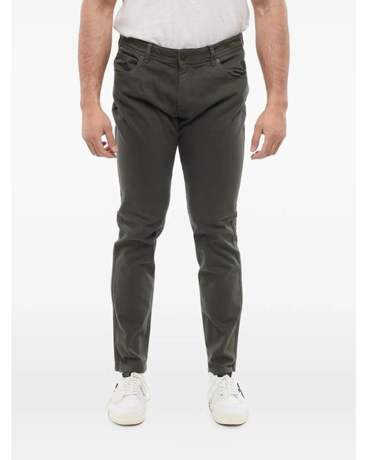Corneliani Black Five-Pocket Trousers for men