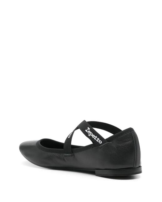 Repetto Black Joana Ballerina Shoes