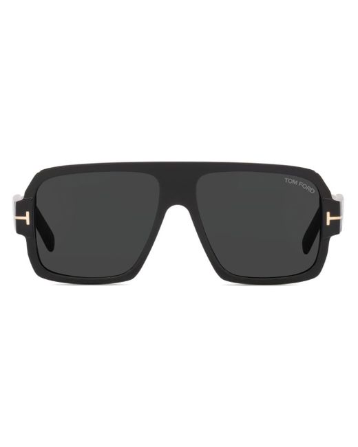 Tom Ford Black Camden Pilot-frame Sunglasses for men