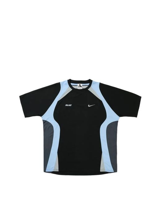 Palace Black X Nike Panelled Logo-Print T-Shirt for men