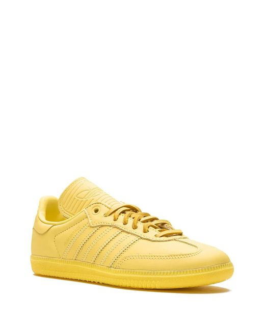Adidas Yellow X Pharrell Humanrace Samba Sneakers