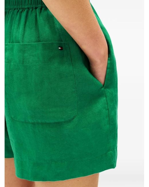 Tommy Hilfiger Green Drawstring Elasticated Shorts