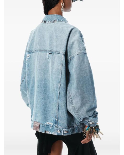 Alexander Wang Blue Klassische Jeansjacke