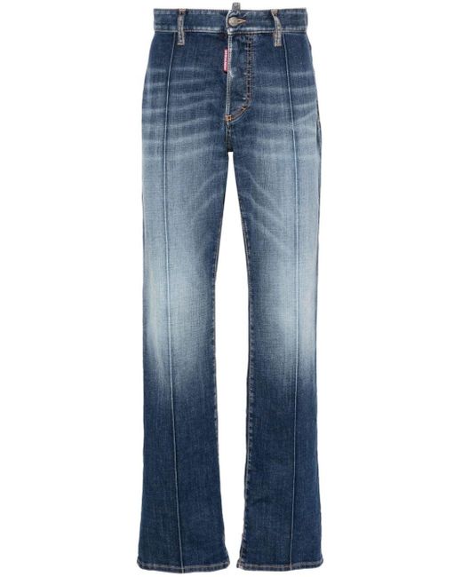 DSquared² Blue Richard Mid-rise Slim-fit Jeans for men