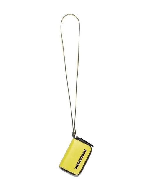 DSquared² White Logo-Detail Wallet for men