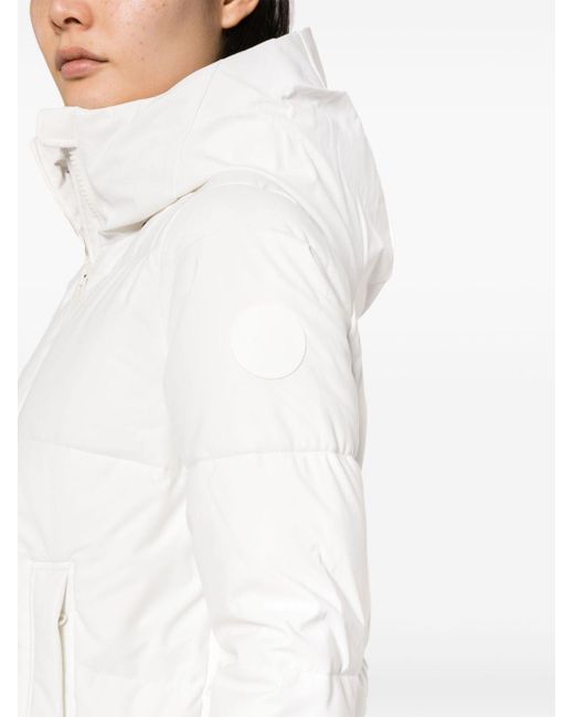 Save The Duck logo-patch Padded Puffer Jacket - Pink