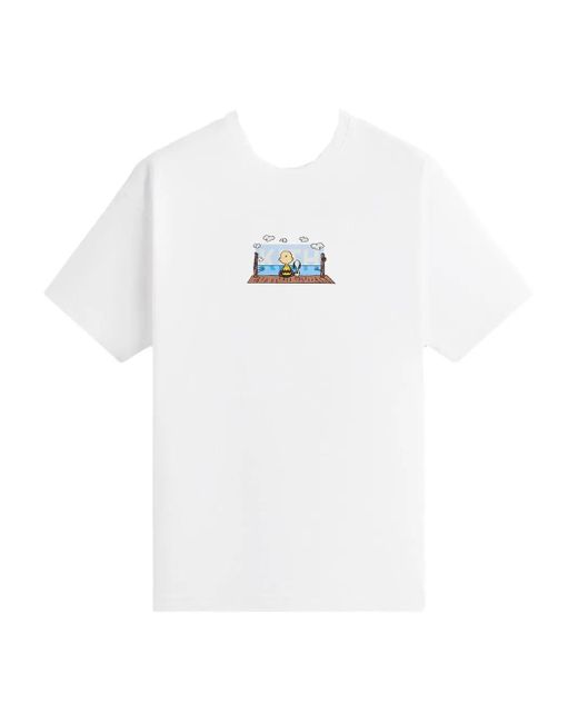 メンズ Kith X Peanuts 'ocean View' Tシャツ White