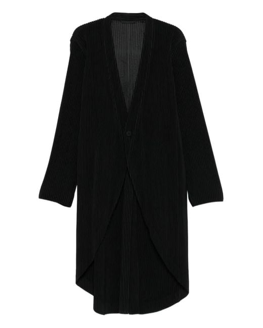 Homme Plissé Issey Miyake Tailored Pleats Jas Met 2 Knopen in het Black voor heren