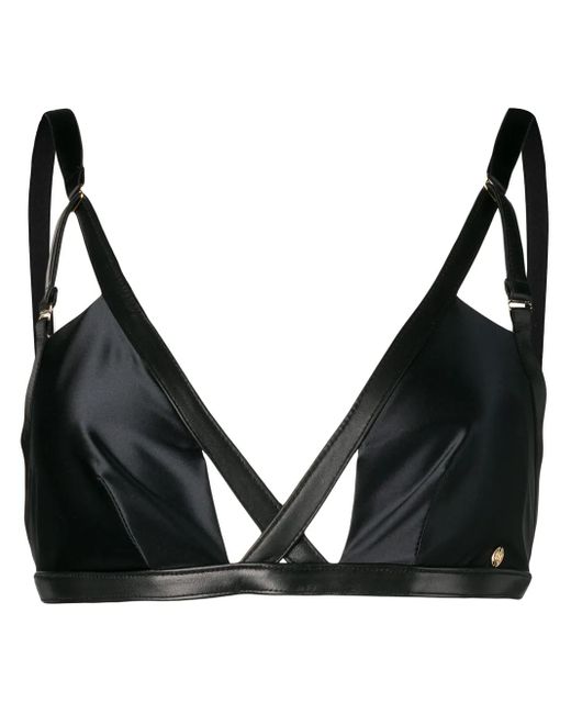 Something Wicked Black Jade Satin Bra