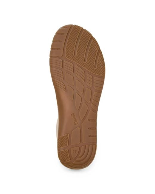 Camper Brown Peu Path+ Suede Sneakers