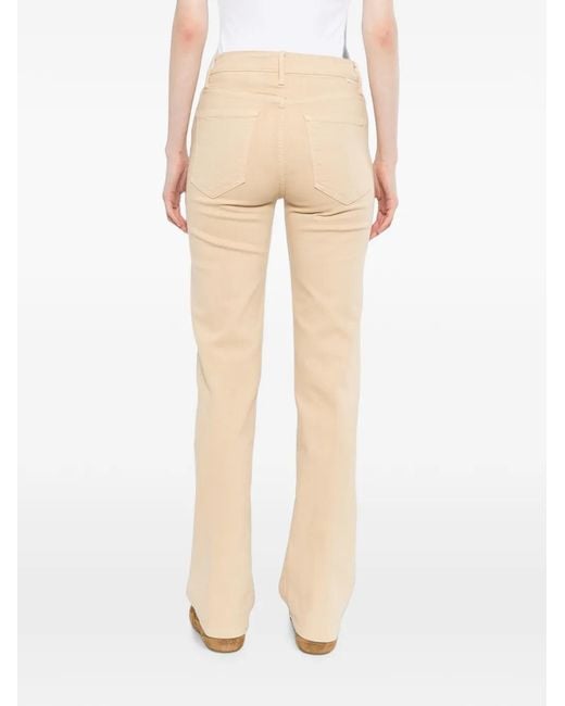 Mother White High-Waisted Jeans
