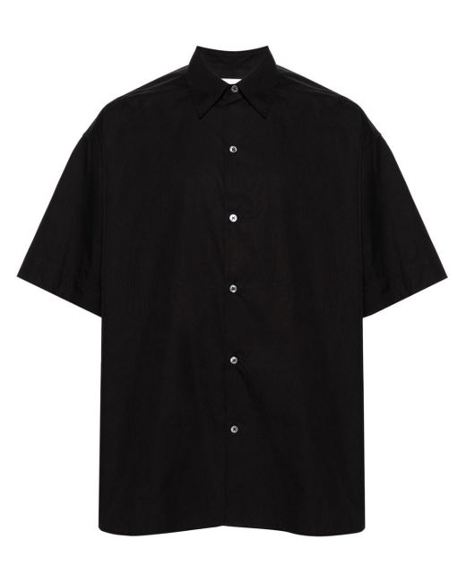 Studio Nicholson Black Button-up Cotton Shirt for men