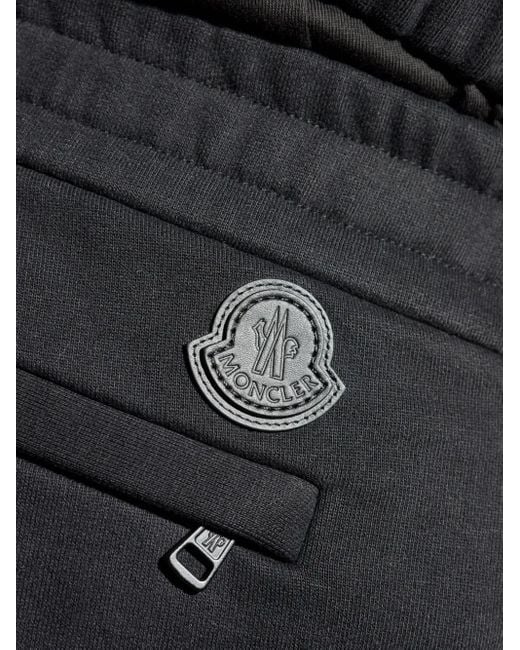 Moncler Blue Logo-Patch Track Pants for men