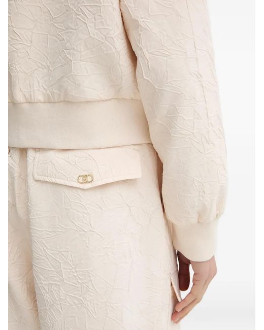 Liu Jo Natural Wrinkle-Effect Cargo Pants