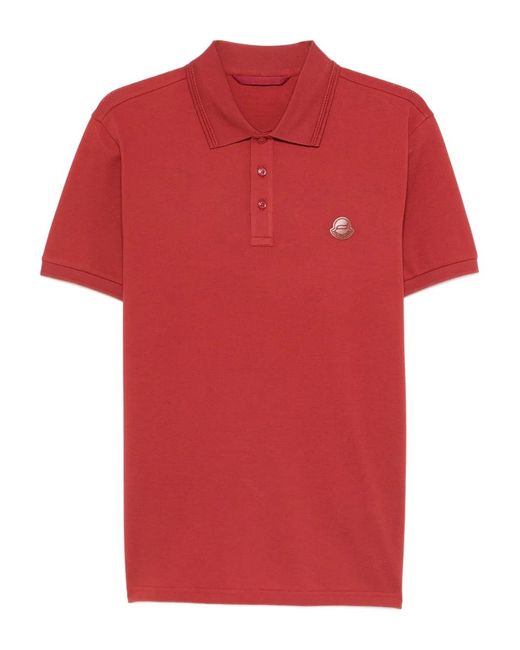 Moncler メンズ レッド ポロシャツ 【公式通販】