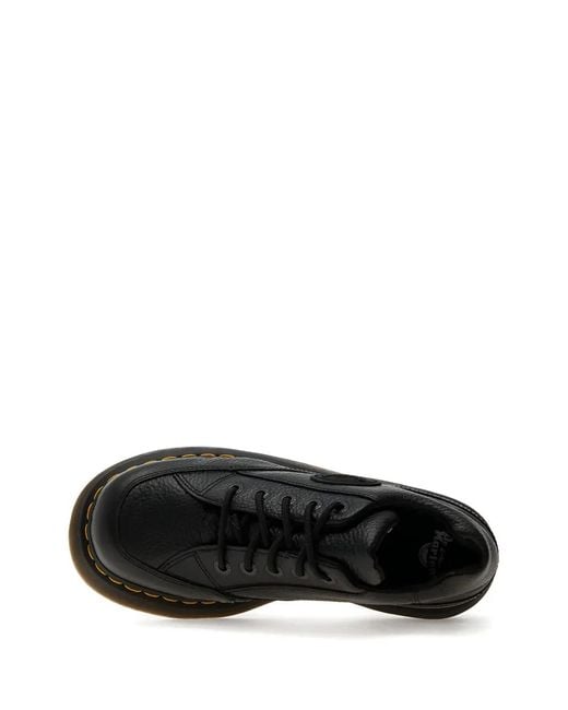 Dr. Martens Black Buzz Textured Platform Sneakers