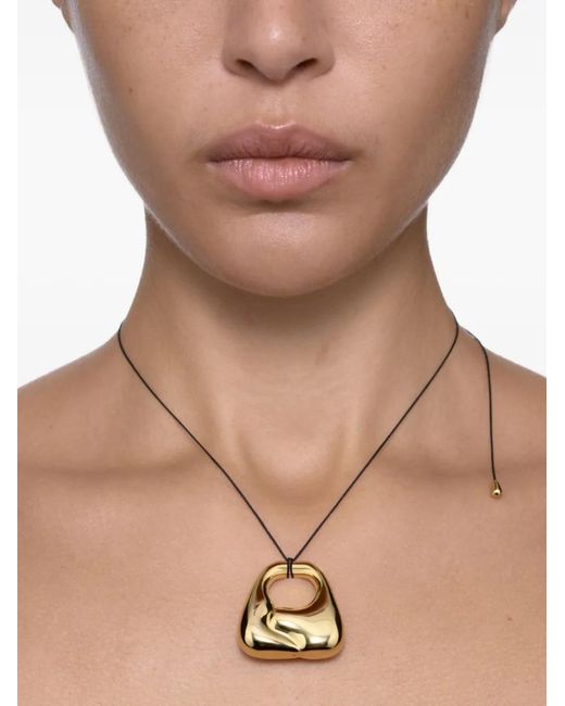 Maria Black Metallic Large Weekender Necklace