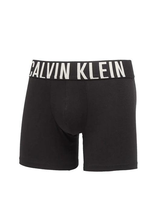 Calvin Klein Black Logo-Waistband Briefs (Pack Of Three) for men