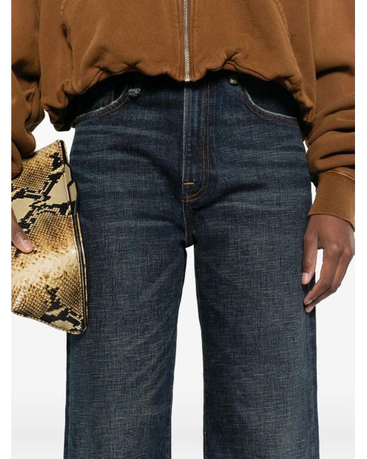 R13 Blue High-Waisted Jeans