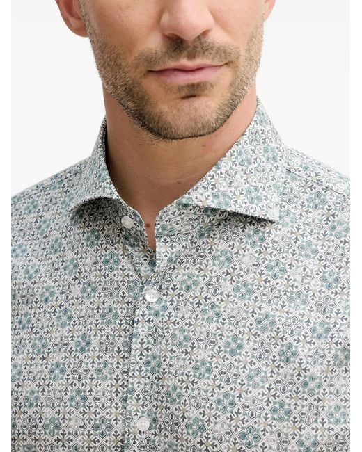 Joop! Gray Patterned Shirt for men